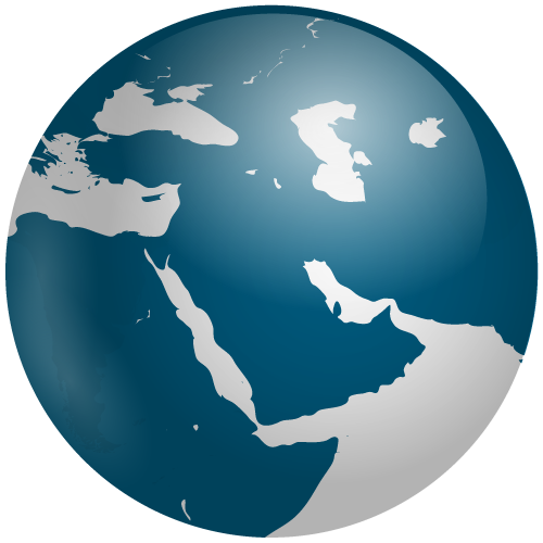 Middle East Globe